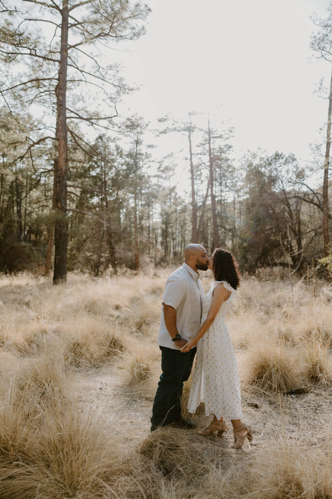 Mount Lemmon engagement session with sweeping Arizona mountain views