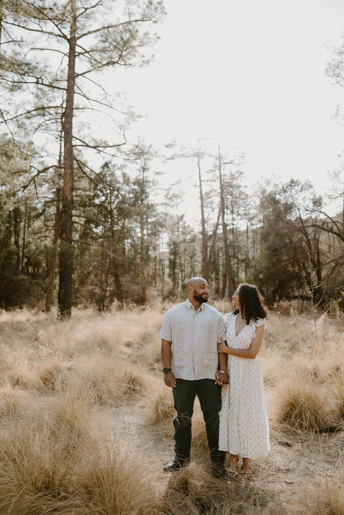 Mount Lemmon engagement session with sweeping Arizona mountain views