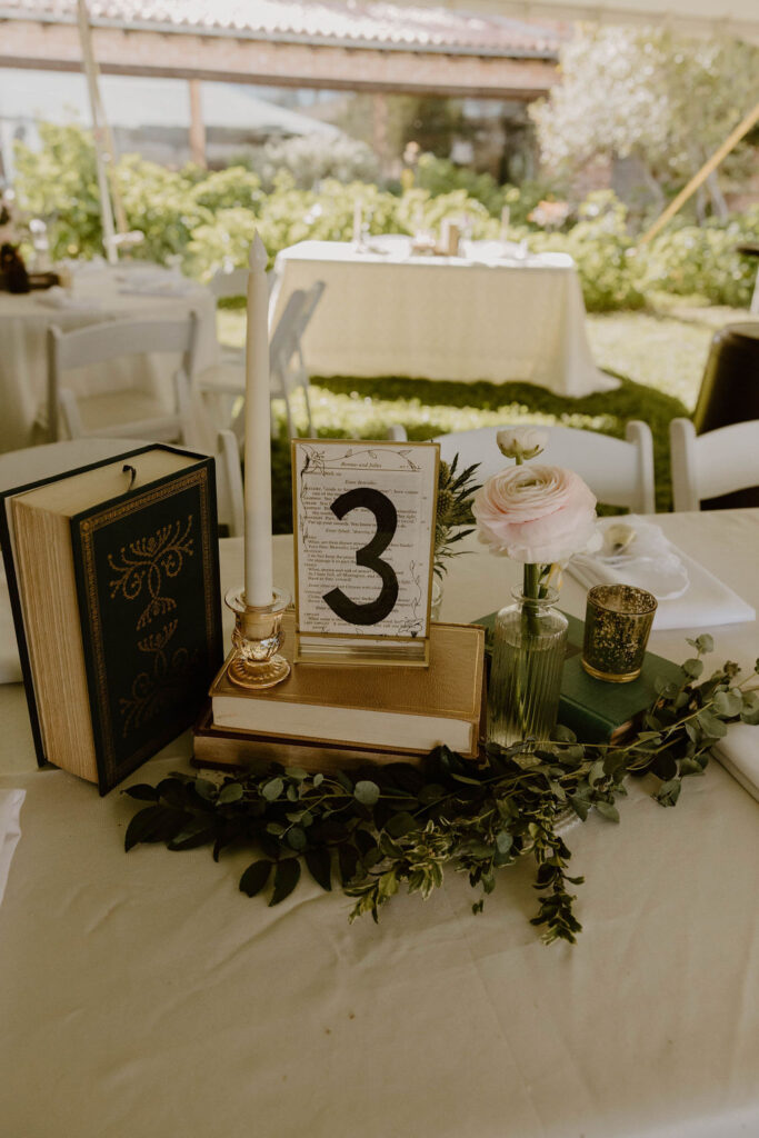 Tucson based, Arizona Micro Wedding Photographer takes garden party wedding photos details at Agua Linda Farm