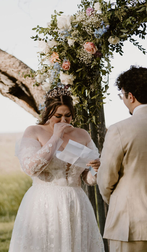 Tucson based, Arizona Micro Wedding Photographer takes garden party wedding photos 